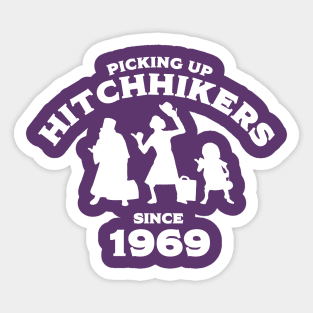 Hitchhikers Since 1969 (DL Version) - White Sticker